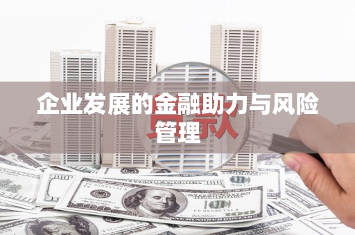 澳门半岛企业发展的金融助力与风险管理