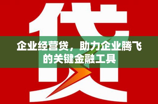 澳门半岛企业经营贷，助力企业腾飞的关键金融工具