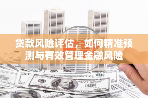 澳门半岛贷款风险评估，如何精准预测与有效管理金融风险
