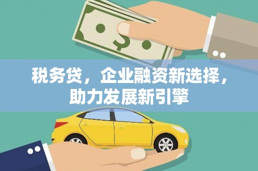 澳门半岛税务贷，企业融资新选择，助力发展新引擎