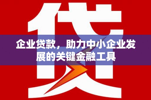 澳门半岛企业贷款，助力中小企业发展的关键金融工具