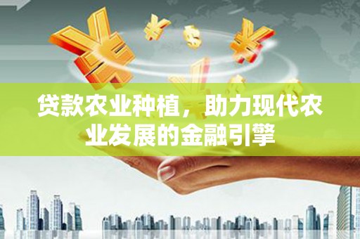 澳门半岛贷款农业种植，助力现代农业发展的金融引擎