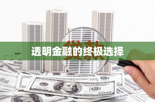 澳门半岛透明金融的终极选择